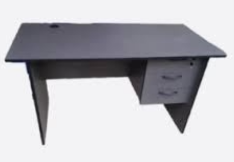 Compact Office Desk with Side Drawers (0.9m)
